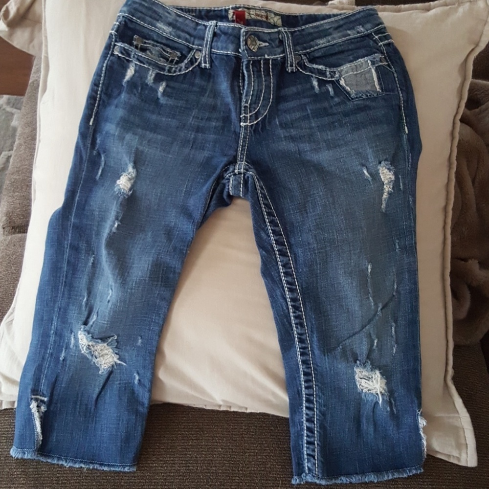 BKE Reese capri jeans stretch